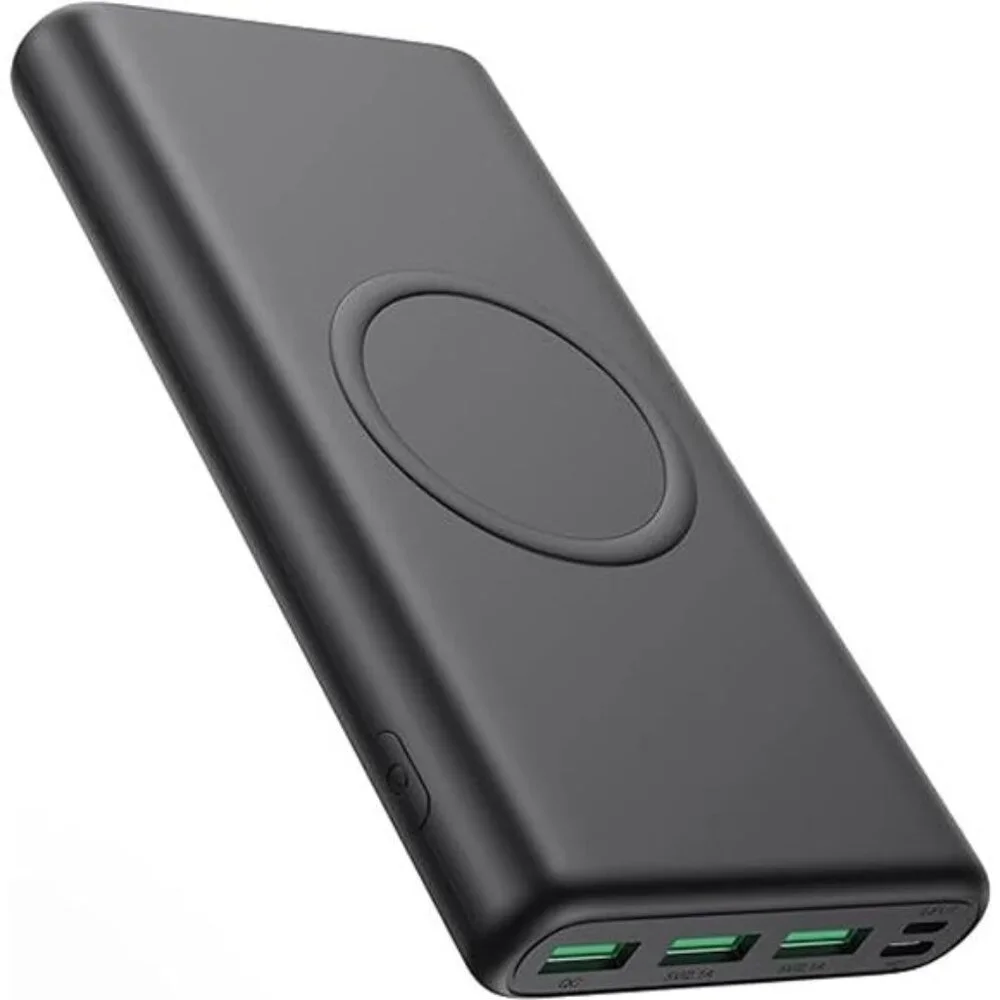 Wireless Portable Charger Power Bank, 33800mAh 15W Fast Wireless Charging